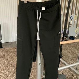 Figs scrub pants! Yolo black!! Altered to fit.